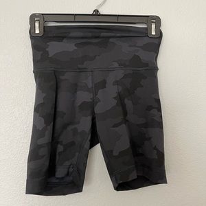 Lululemon Camo biker shorts